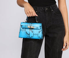 Too Chic To Handle Snake Purse Sai Feel