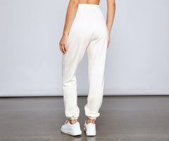 Trendsetting Babe High Waist Joggers Sai Feel
