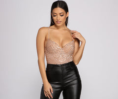 Twisted Angel Embroidered Bodysuit Sai Feel