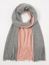 Two-color patchwork scarf Sai Feel