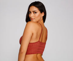 Unforgettable Longline Lace Bralette Sai Feel