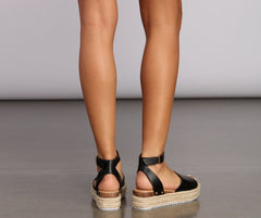 Vacation Mode Platform Sandals Sai Feel