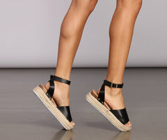 Vacation Mode Platform Sandals Sai Feel