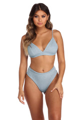 Velvet Glitter Bralette & Panty Set Sai Feel