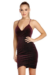 Velvet Stunner Mini Dress Sai Feel