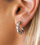 Créoles en argent Vera petites