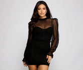 Vintage Glamour Lace Mini Dress Sai Feel