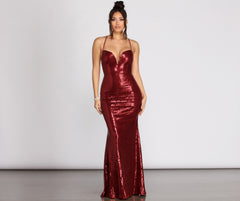 Viva Formal Sequin Mermaid Dress Sai Feel