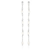 Vivian Drop Earrings Silver