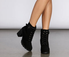 Walk My Way Quilted Faux Suede Booties Sai Feel