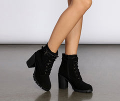 Walk My Way Quilted Faux Suede Booties Sai Feel