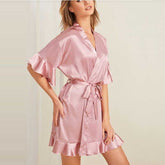 Wedding Bridal Dressing Luxury Syle Home Pajamas Sai Feel