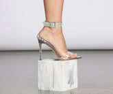 Werk It Peep Toe Stiletto Heels Sai Feel