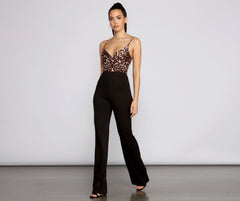 Wild At Heart Leopard Print Jumpsuit Sai Feel