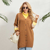 Women Long Cardigan Coat Sweater ,Long Sleeve Cardigans Sweater Coat Sai Feel