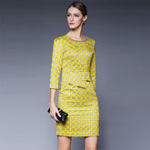 Women Office Long Sleeve Bodycon Blazer Work Business Formal Dress Party Dress Sai Feel