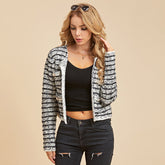 Women Open Front Long Sleeve Knit Cardigan Sweaters Loose Outwear Coat Sai Feel