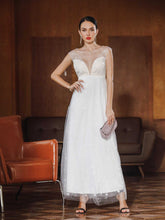 Women Sexy Party Evening Annual Wedding Dress Gown Sai Feel