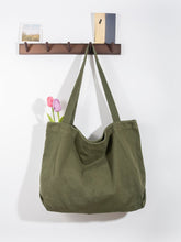 Women Solid Canvas Shoulder Bags Tote Purses Casual Handbag Sai Feel