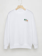 Women Solid Color Oversizer Fleece Sweatshirts Sai Feel