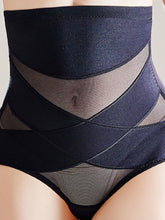 Women's Nylon High Waist PantY With Ventilation Grid Can Waist Retraction,no rebound, no deformation Sai Feel