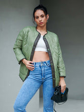 Women's Oversize Quilted Pocket Padded Jacket Sai Feel