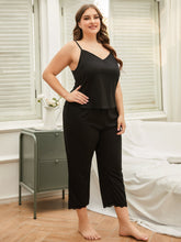 Women's Plus Size Pajamas Sets Cami Top and Pants  Casual Soft Sleepwear Sai Feel
