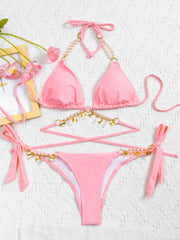Women's Two Pieces Diamond Bikini Set Sai Feel