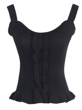 Women's U collar fresh show thin sexy Cami Sai Feel