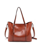 Womens Leather Handbags Tote Bag Shoulder Bag Top Handle Satchel Designer Ladies Purse Crossbody Bags Sai Feel