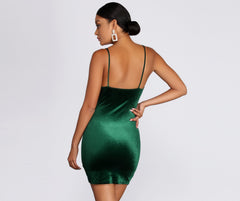 Wrapped In Luxury Mini Dress Sai Feel