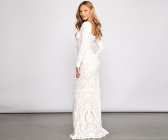 Yesenia Formal Sequin Mermaid Dress Sai Feel