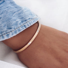 Yolanda Bangle Rose Gold