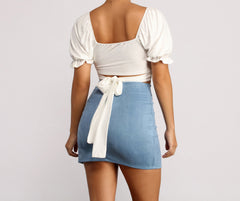 Your Type Tie Crop Top Sai Feel