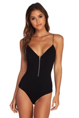 Zip Front Bodysuit Sai Feel
