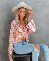 Alisha Schößchen-Top zum Binden vorn - ENDGÜLTIGER VERKAUF