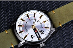 Green Military Waterproof Watch (Dial - 4.7cm)