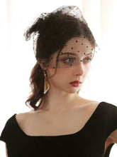 dot mesh butterfly Birdcage mesh wedding Veil hair accessory Sai Feel