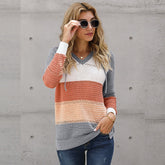 gray combo block hoodie Sai Feel