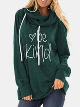 plus size pullover drawstring printed loose hoodie Sai Feel
