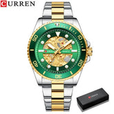 Gold Stainless Steel Watch (Dial 4.4cm)