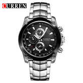 Stainless Steel Waterproof Chronograph (Dial 4.0cm)