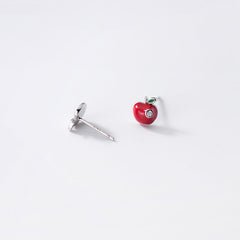 Boucles d'oreilles en forme de pomme