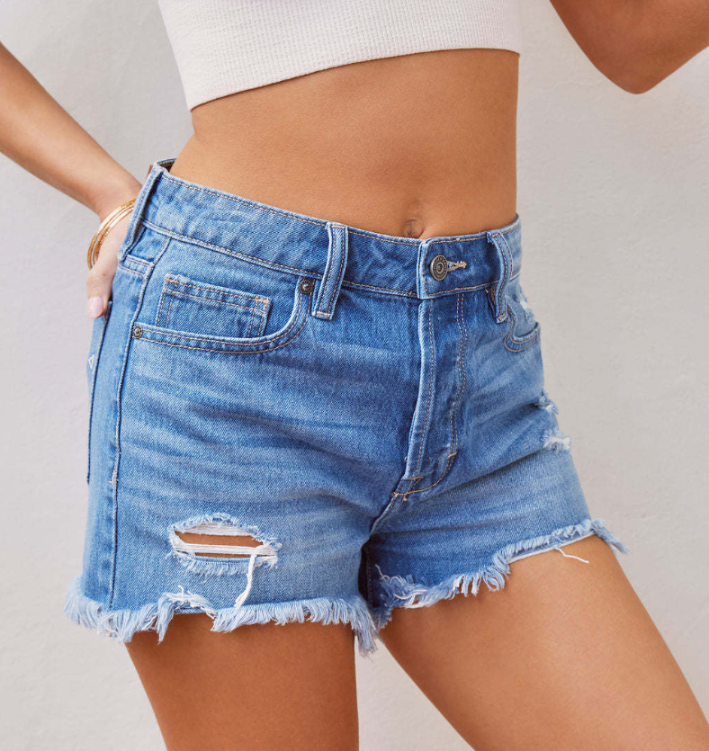 All My Lovin' Denim Shorts - Medium Blue Wash