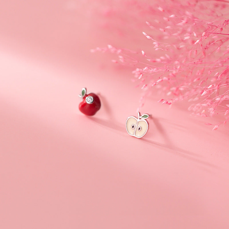 Boucles d'oreilles en forme de pomme