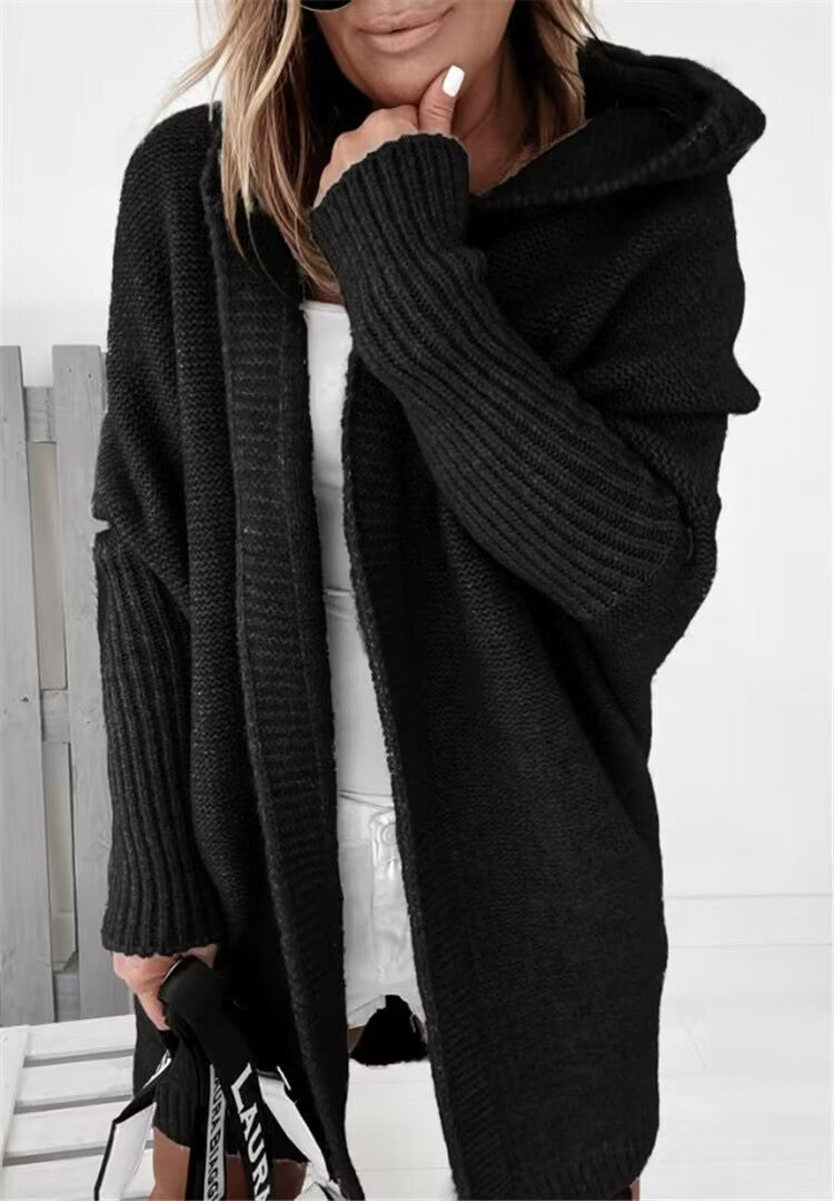 Women Casual Long Sleeve Sweater Coat