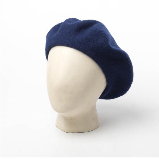 Solid Color Woolen Beret