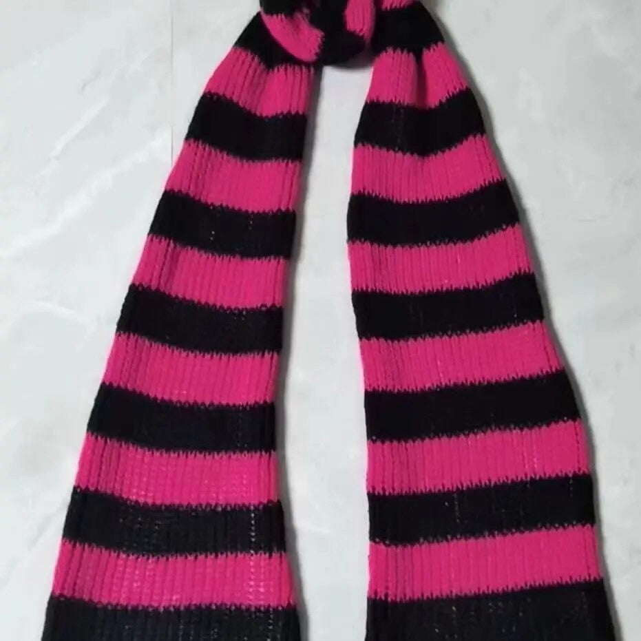 Emo Striped Scarf