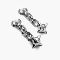 Chained Morning Star Earrings