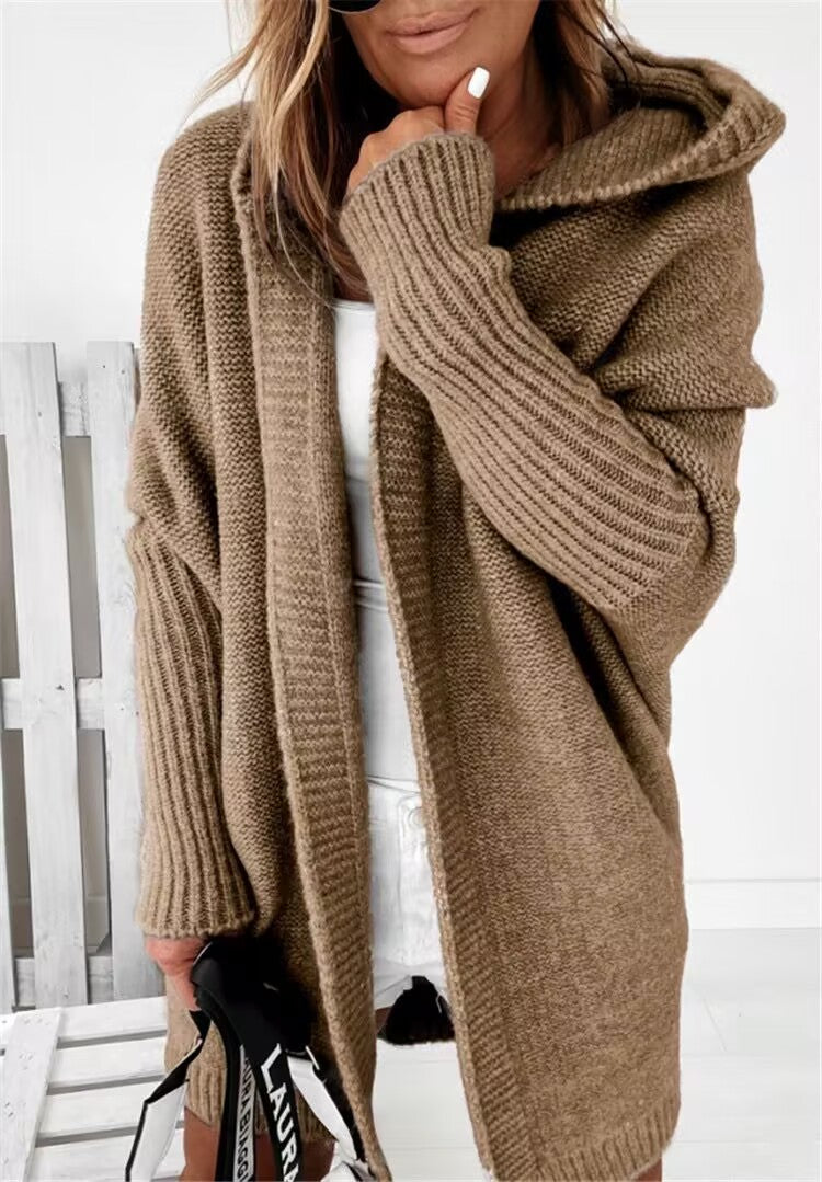 Women Casual Long Sleeve Sweater Coat